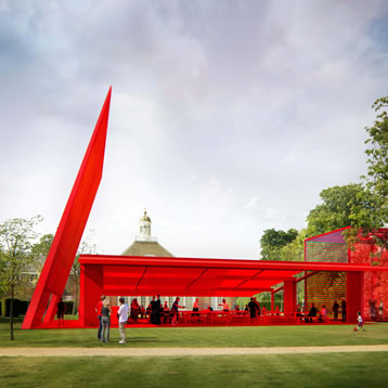 Serpentine Gallery Pavilion 2010 designed by Jean Nouvel